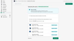 bulk media upload screenshots images 2