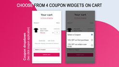 available discount coupon list on cart page screenshots images 2