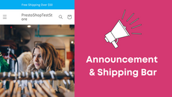 announcement shipping bar screenshots images 1
