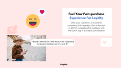 edna post purchase customer feedback chatbot screenshots images 2