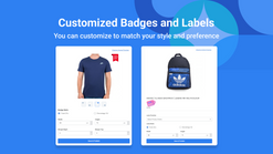 product labels badges screenshots images 2
