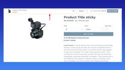 sticky add to cart screenshots images 1