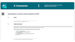 e connector unifaun screenshots images 3