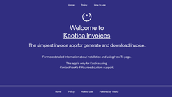 kaotica invoices screenshots images 2