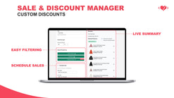sale discount manager screenshots images 1