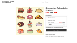 recurring order subscription screenshots images 1