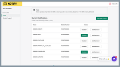 notify sms order notifications screenshots images 2