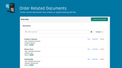 order related documents screenshots images 1