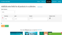 product extra fields screenshots images 3