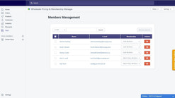 wholesale pricing membership manager screenshots images 3
