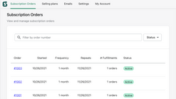 product subscriptions manager screenshots images 4