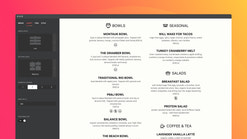 elfsight restaurant menu screenshots images 2